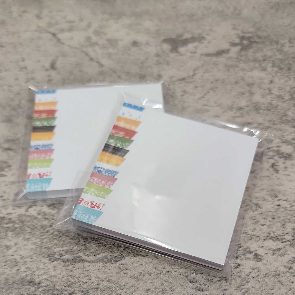 2 PACK OF Pyrex Stack Mini Sticky Notes POST IT NOTES